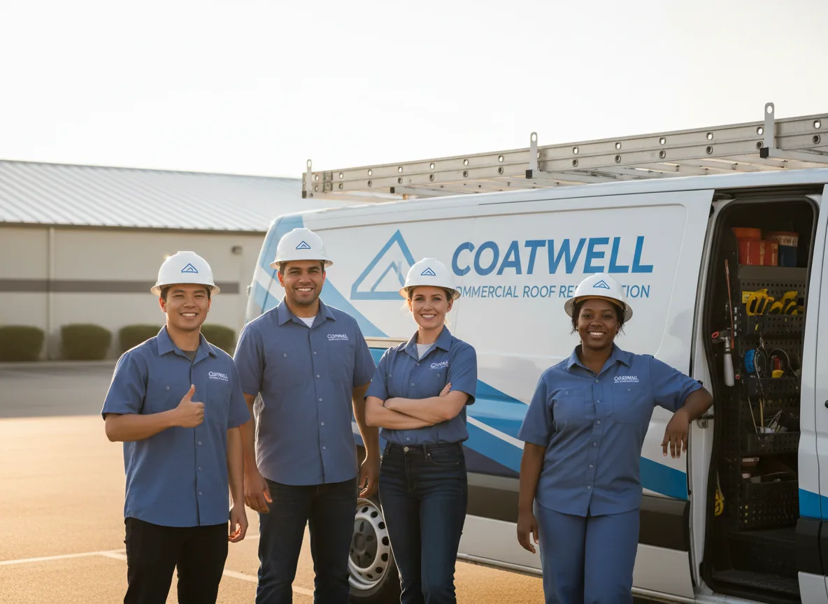 Commercial roof coating company in Weldon, IL